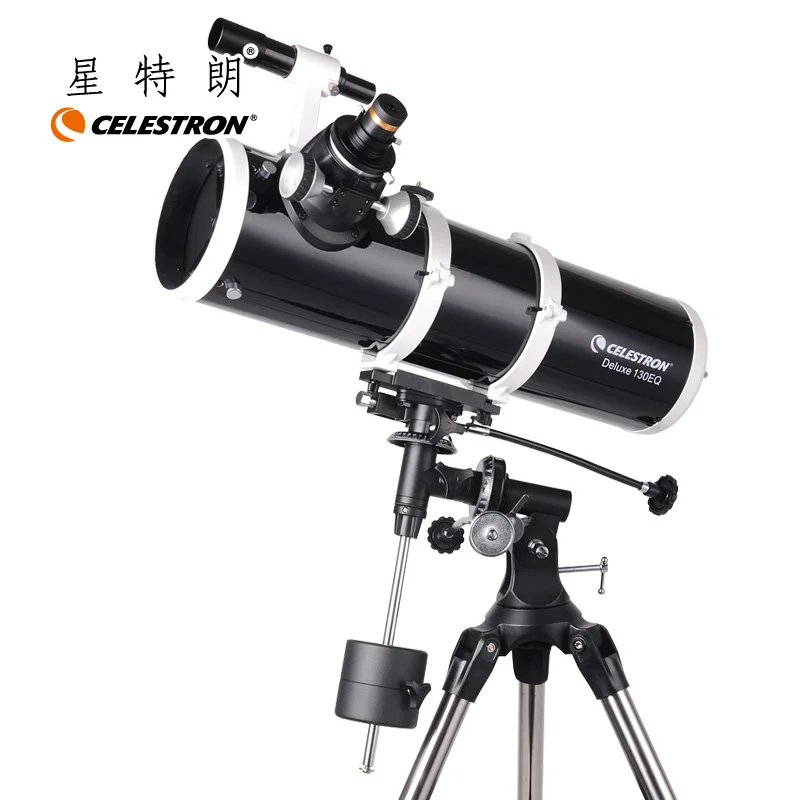 Параболическая линза Celestron Deluxe 130EQ отражающий астрономический телескоп Ньютона