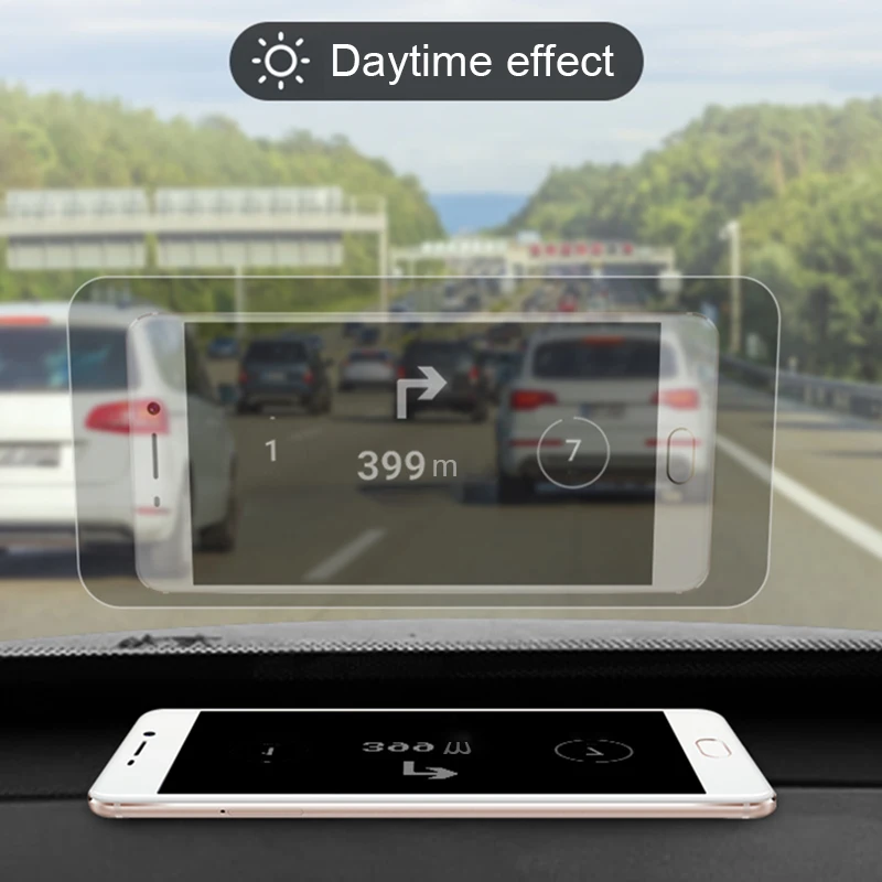 5pcs Reflective Protective Screen Consumption Screen Overspeed Car HUD Film Head Up Screens Car Styling
