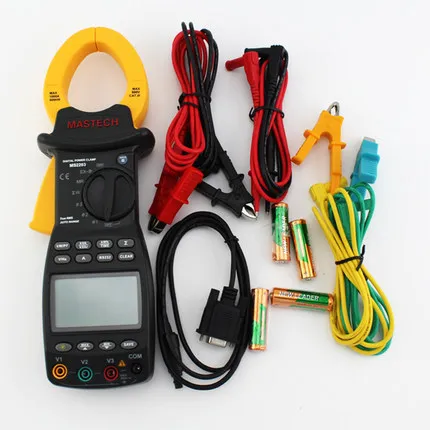 MASTECHMS2203 3-фазный Профессиональный Высокая чувствительность клещи Мощность