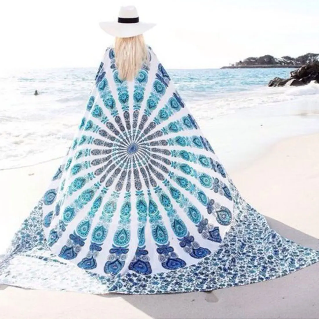 Летние пляжные полотенца в богемном стиле покрывало с принтом коврик для йоги