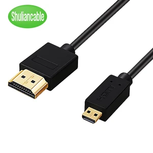 Кабель Micro HDMIHDMI, 12,023 м, 4k, 1080P, позолоченный