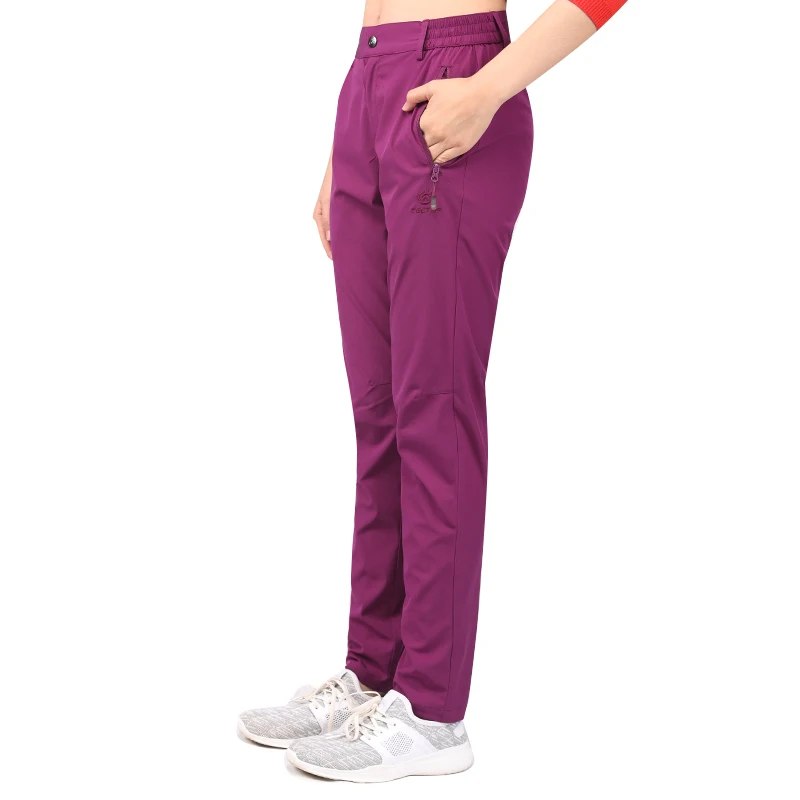 Уличные женские летние брюки Tectop высокоэластичные для хайкинга и бега