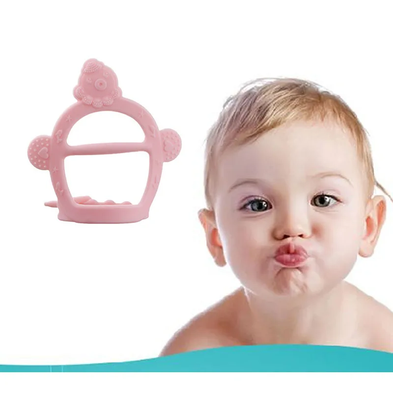 Детский защитный прорезыватель из силикагеля с изображением Кита мультфильма