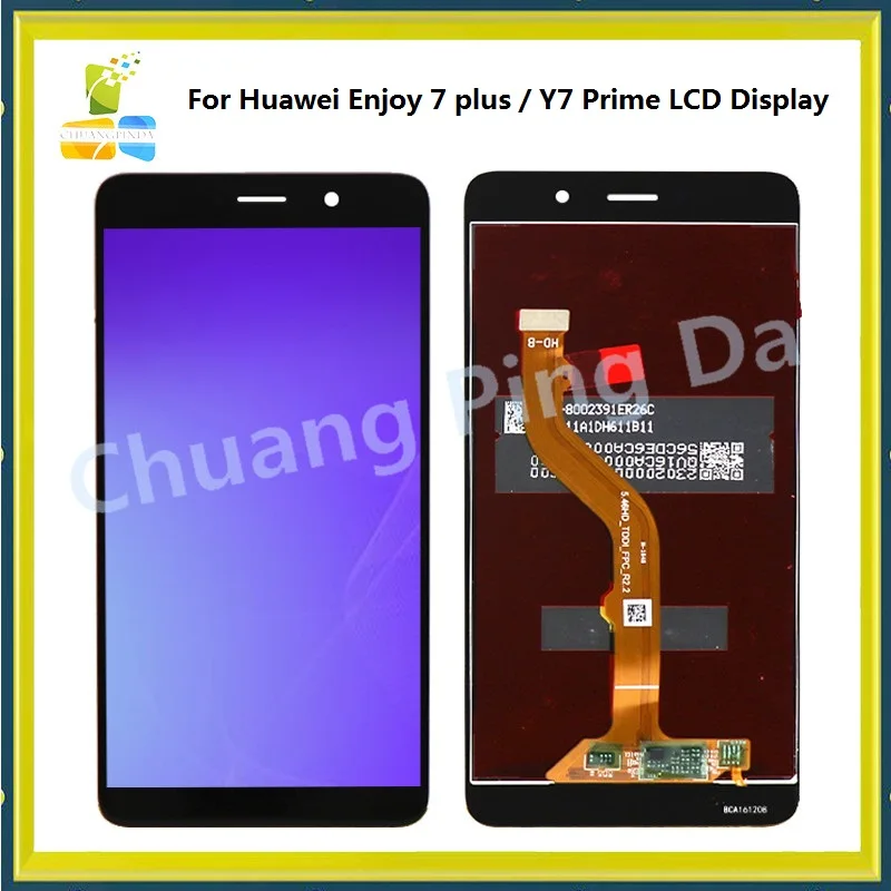 Huawei Enjoy 7Plus с ЖК дисплеем Y7 премьер модуль дисплей и дигитайзер сенсорным экраном
