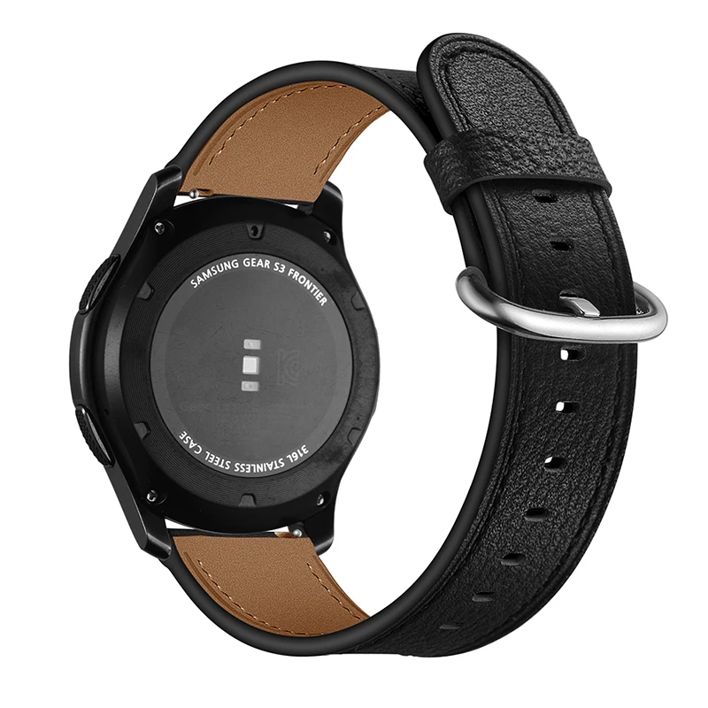 Ремешок из натуральной кожи для Samsung Galaxy Watch 46 мм новейший браслет Gear S3 claaain Frontier 22 |
