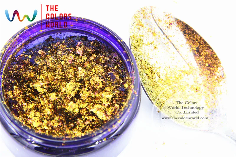 Искусственные хлопья с волшебным эффектом TCWB192 большого размера хамелеон для