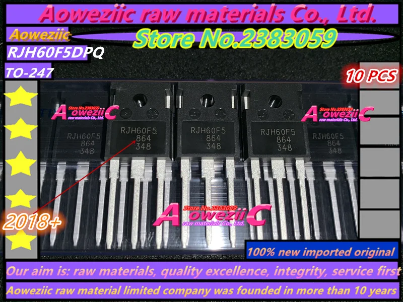 Aoweziic+ импортный RJH60F5DPQ RJH60F5 TO-247 IGBT трубка 80A 600V