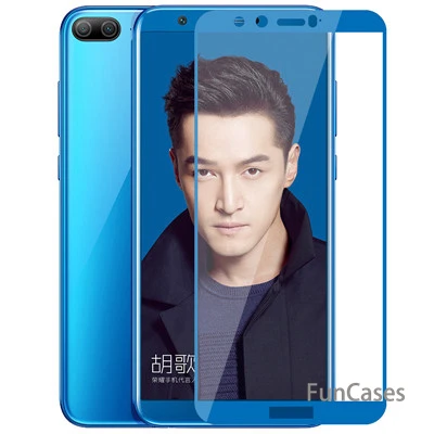 blue Защитное стекло honor 9 lite для honor 9 lite 9 lite защитная пленка из закаленного стекла для экрана honor 9 lite 9 световое защитное стекло - Цвет: blue