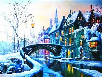 997 AZQSD Алмазная мозаика полный дисплей алмаз Painitng дом пейзаж Ручной Работы Стразы фотографии настенные декорации наборы для вышивки крестом - Цвет: 997