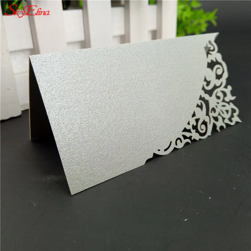 100 шт. лазерная резка Настольный держатель для карты имени Свадебная вечеринка