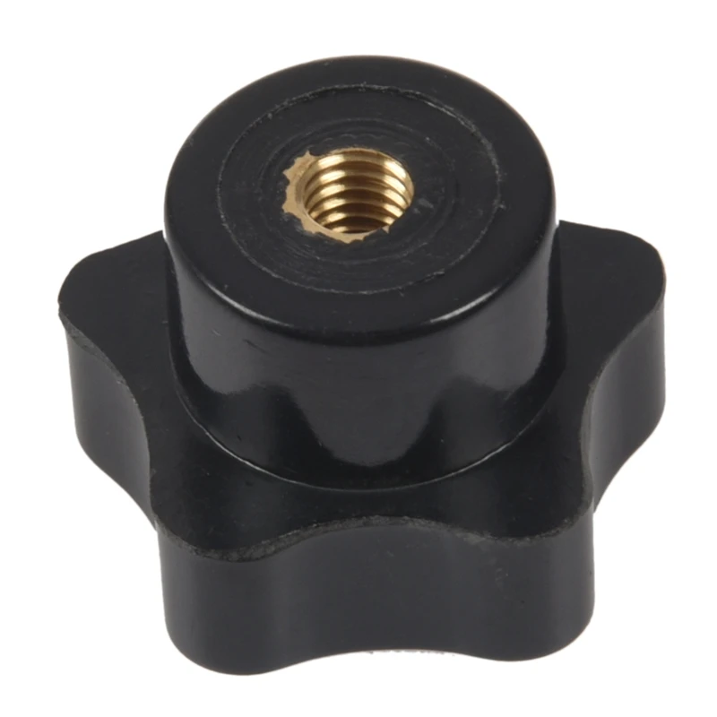 6x пластиковая головка звезды M6x32mm внутренняя резьба Зажимная ручка черная