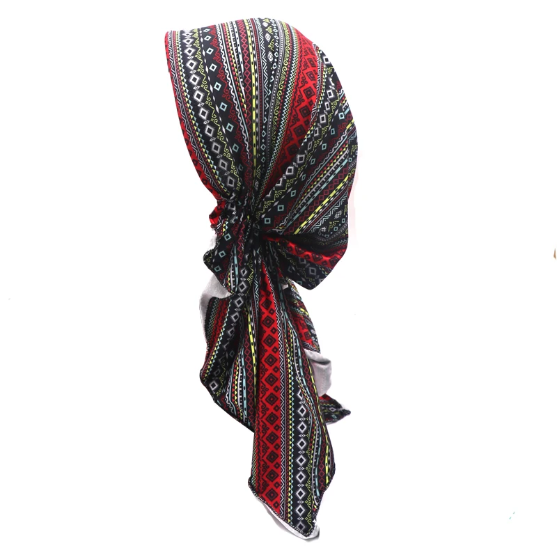 Женские шапки бини Skullies женские весенне Осенние эластичные тюрбан с цветком