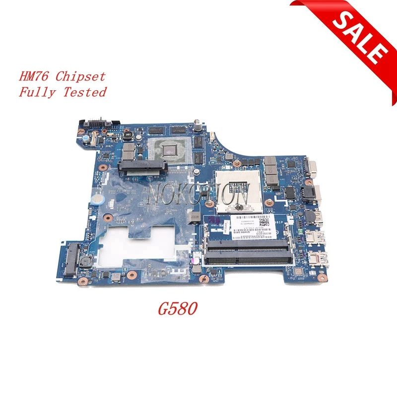 NOKOTION материнская плата для ноутбука 11S900007 Lenovo G580 QIWG5_G6_G9 LA-7981P PGA989 SLJ8E HM76 DDR3 основная