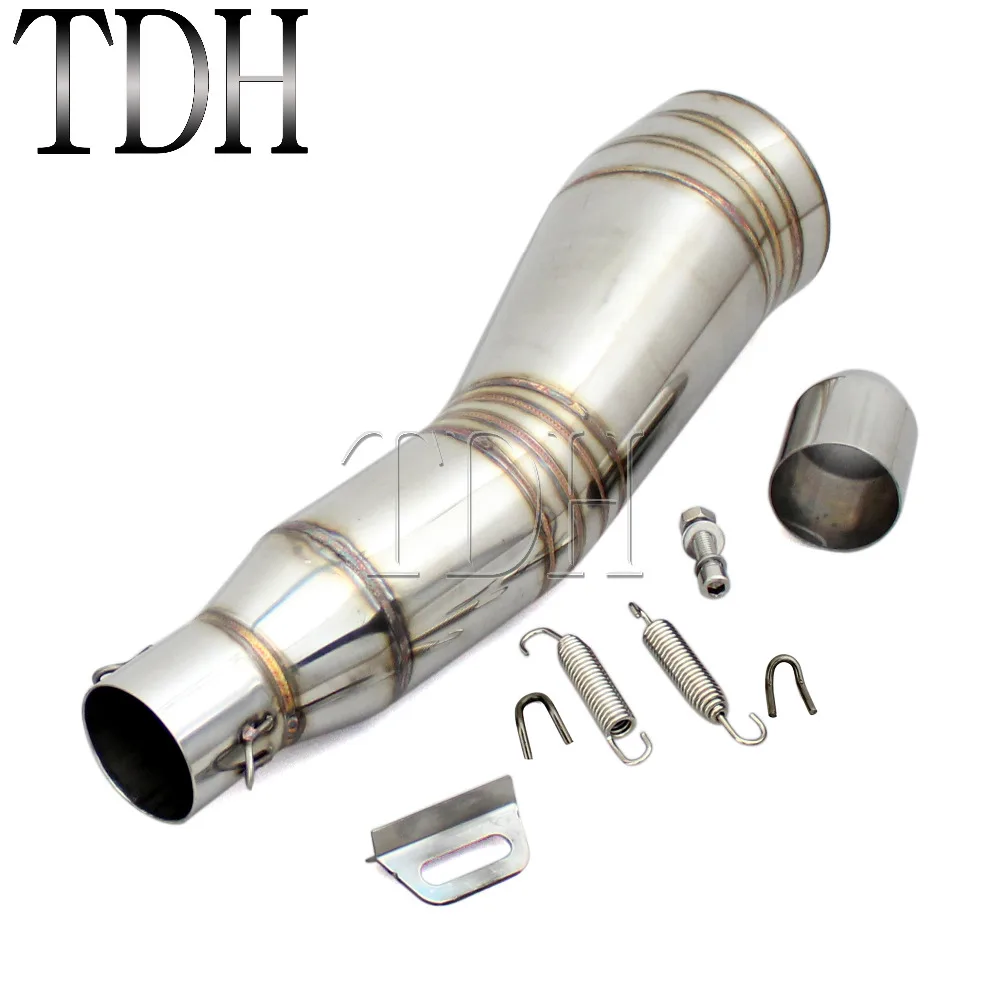 

Stainless Steel 38-51mm Exhaust Muffler Silencer Pipe with Db Killer For 125cc-1000cc Street/Sport/Racing Motorcycle Universal