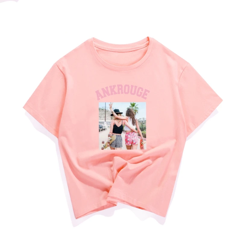 Корейская мода футболки для женщин Лето 2018 Плюс Размер Женская футболка