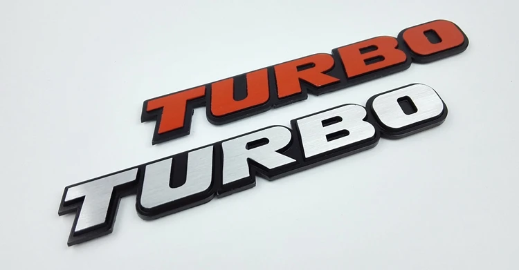 Стайлинг автомобиля алюминиевая эмблема TURBO логотип задняя флейта наклейка для