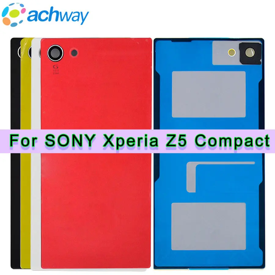 Для SONY Xperia Z5 Compact Задняя крышка батареи E5803 E5823 Корпус задняя дверь чехол Замена