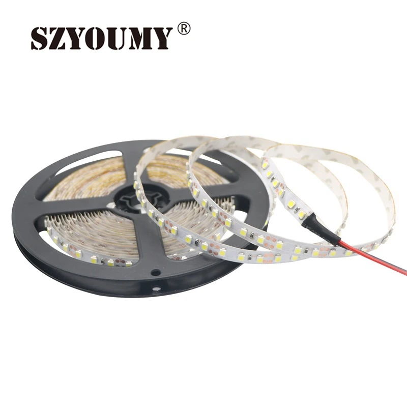Гибкая светодиодная ленсветильник SZYOUMY SMD 2835 120Led/m 5M 600 12 В постоянного тока