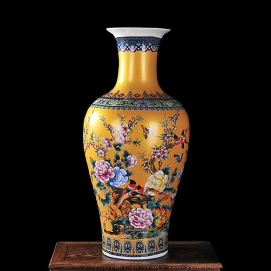 

vase Jingdezhen Ceramic Vase Vintage Chinese Style Animal Vase Fine Smooth Surface Home Decoration Furnishing Articles