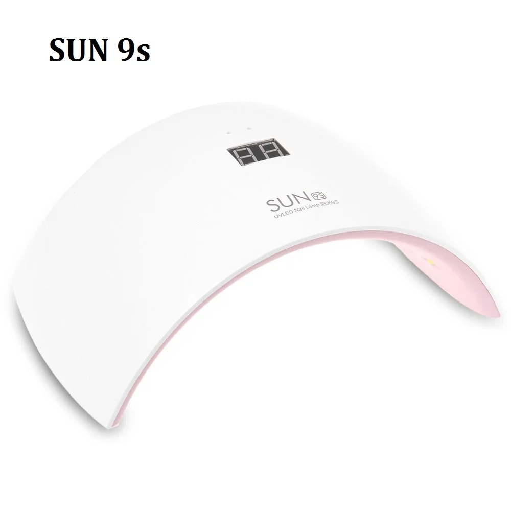 Лампа Sun 9s SUN9c УФ/LED профессиональная для сушки гель-лака, аппарат для отверждения ногтей, 24 Вт