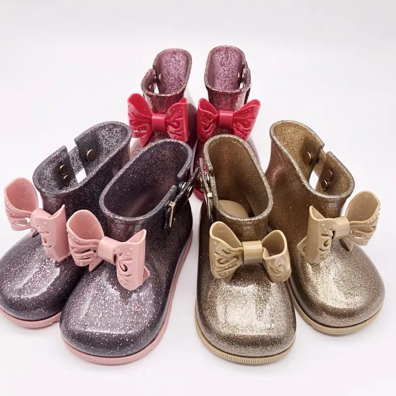 Мини Melissa детские резиновые сапоги оригинальные 1:1 для девочек 2019 новые