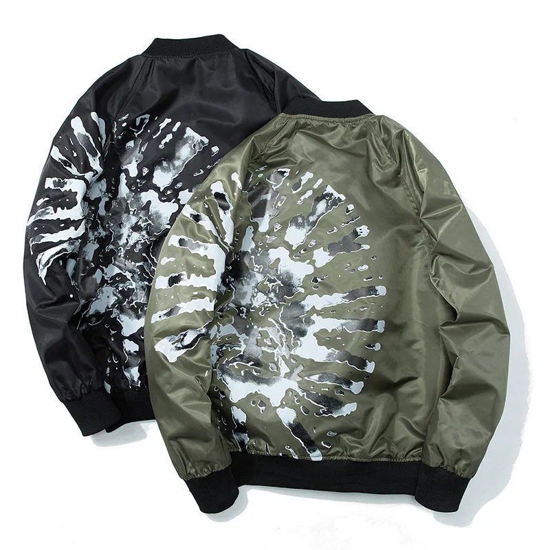 MANVALUE Spring and Autumn Men's New MA1 Pilot Coats Male Korean Style Trendy Hip-hop Loose Junior Student Suits Jackets | Мужская