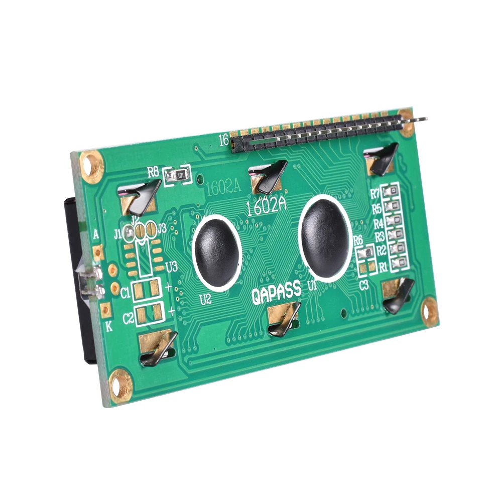 Модуль ЖК дисплея для ATMEGA328 ATMEGA2560 Raspberry Pi UNO 2 шт. 1602 дюйма 16x2 символа Синий