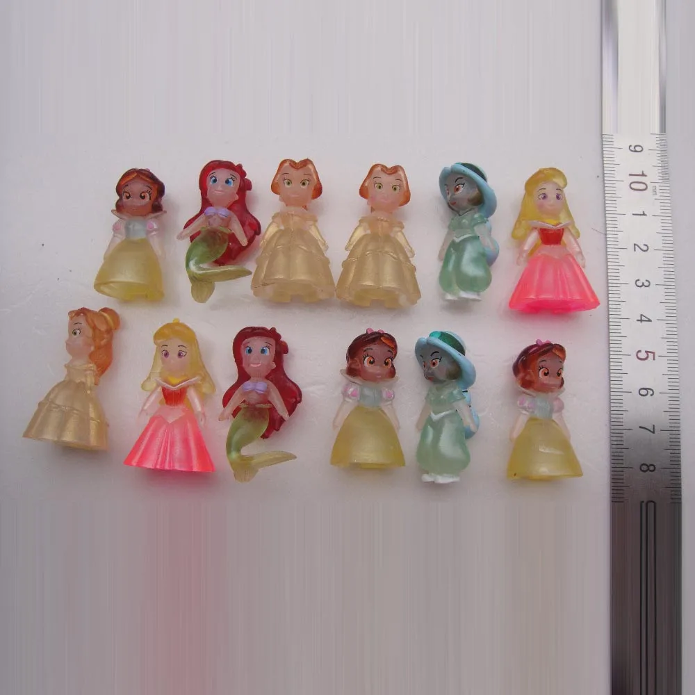 Игрушки для принцесс фигурки из ПВХ Эльза Анна Рапунцель Ариель Бель Аврора | и