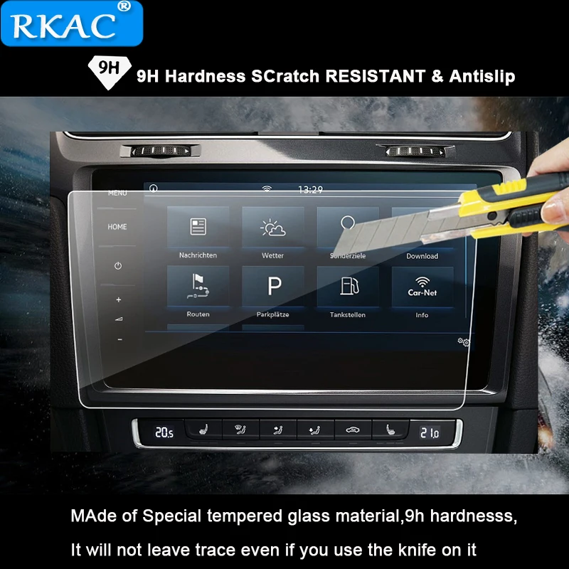Защитная пленка для экрана RKAC Volkswagen VW Golf 7 9 2 дюйма сенсорный экран с gps-навигацией