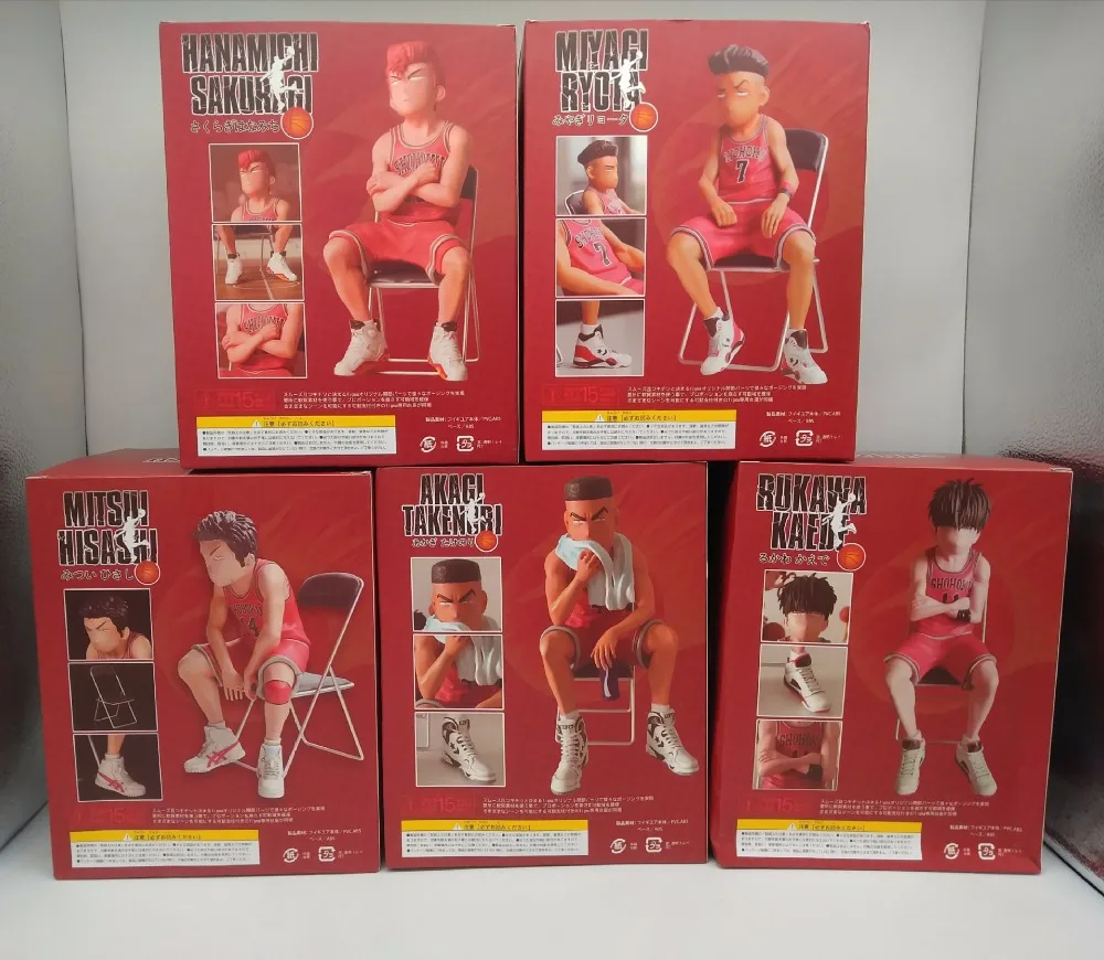 Классическая экшн фигурка Слэм Данк сцена Shohoku Sakuragi Hanamichi рукава Kaede Takenori Akagi PVC