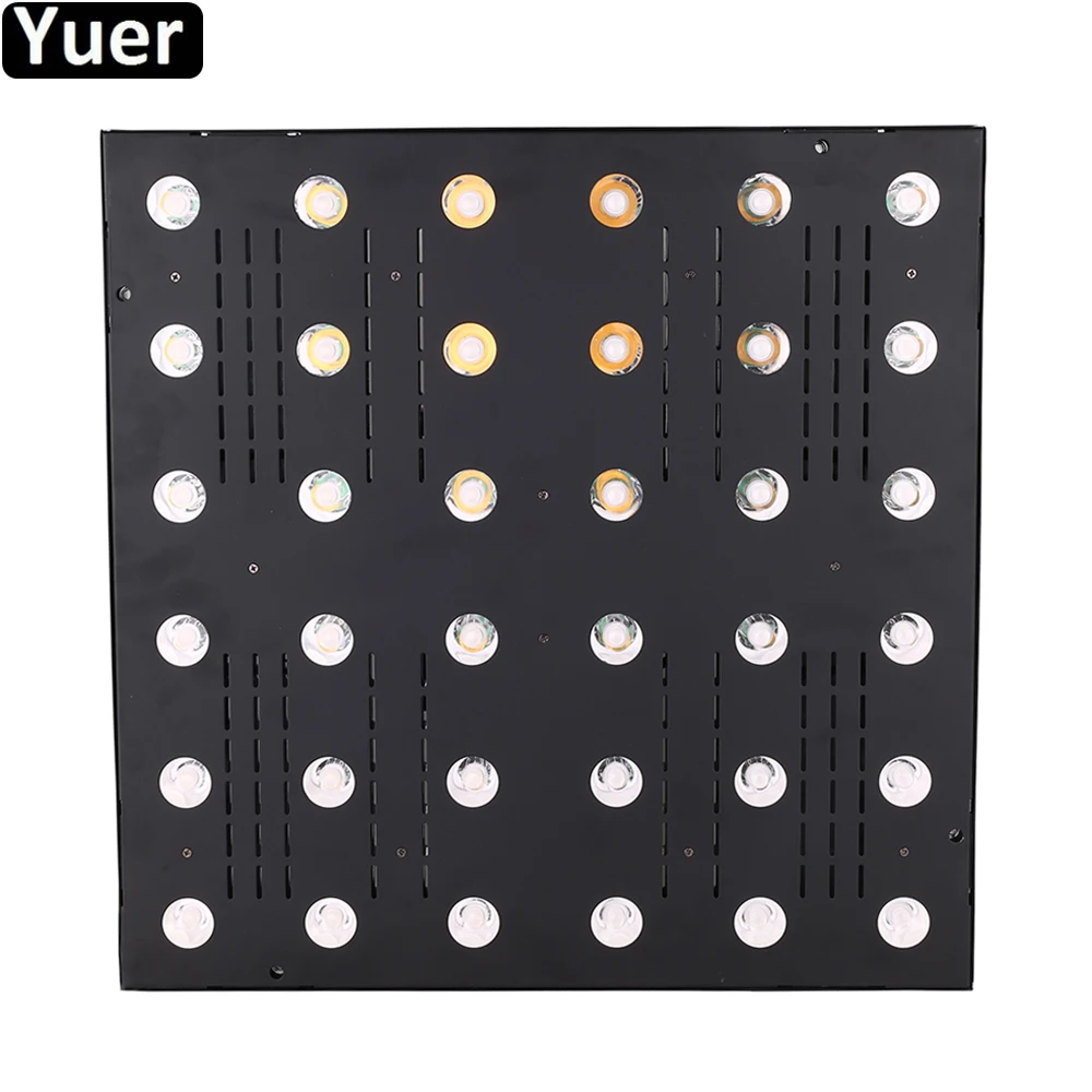 Новый 36x3W RGB светодиодный плоский прожектор матричный светильник DMX звуковой