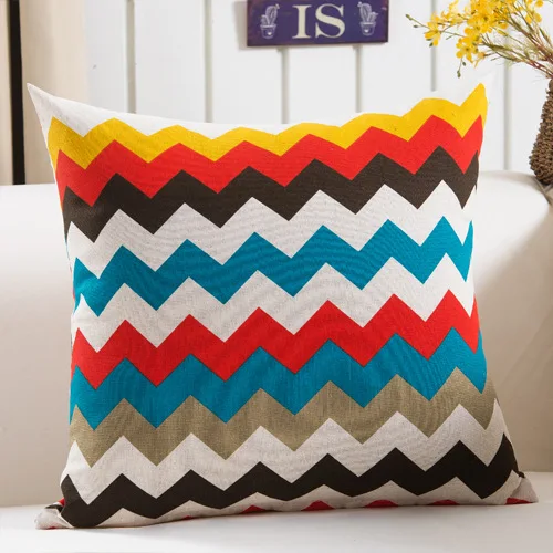 Творческий Геометрическая Красочные Треугольник Шаблон Чехлы Хлопок Белье