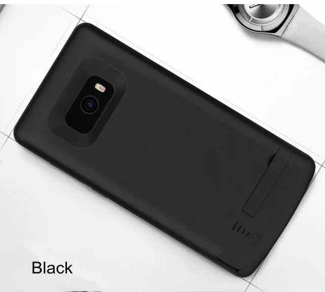 6000 мАч портативный резервный аккумулятор для зарядки Xiaomi MIX 2 Capa внешний аккумулятор чехол для зарядного устройства для Xiaomi MIX 2 - Цвет: Black