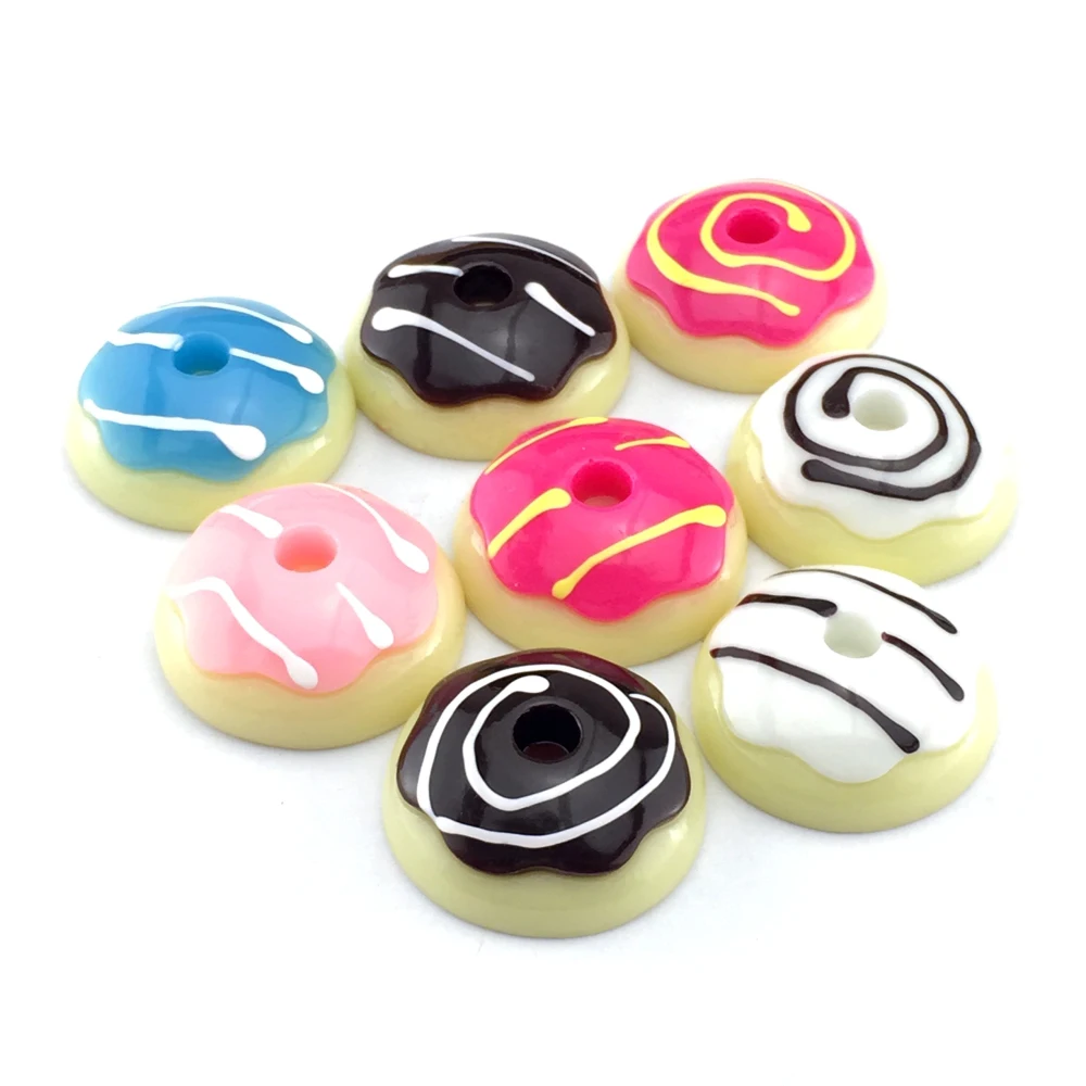 

ZEROUP 8pcs Resin Cabochons Decorative Craft Cute DIY Miniature Artificial Cabochons Supplies for Jewelry