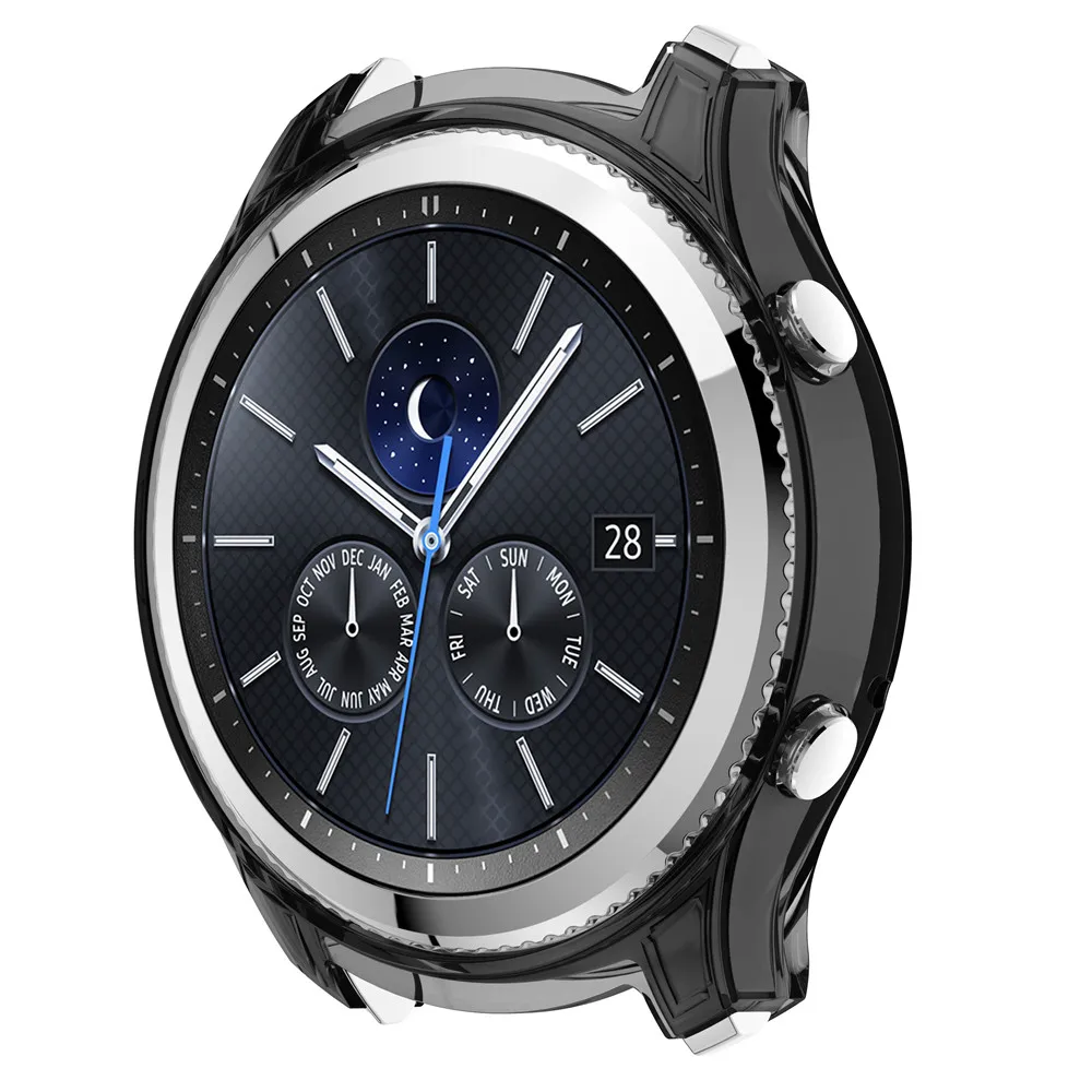 Чехол из ТПУ для Samsung Gear S3 Classic Watch прозрачный силиконовый защитный чехол