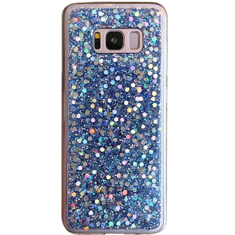 Модный Цветной чехол для телефона с лазерными блестками S11 Plus Samsung Galaxy S8 S9 S10 Note 10 8 9