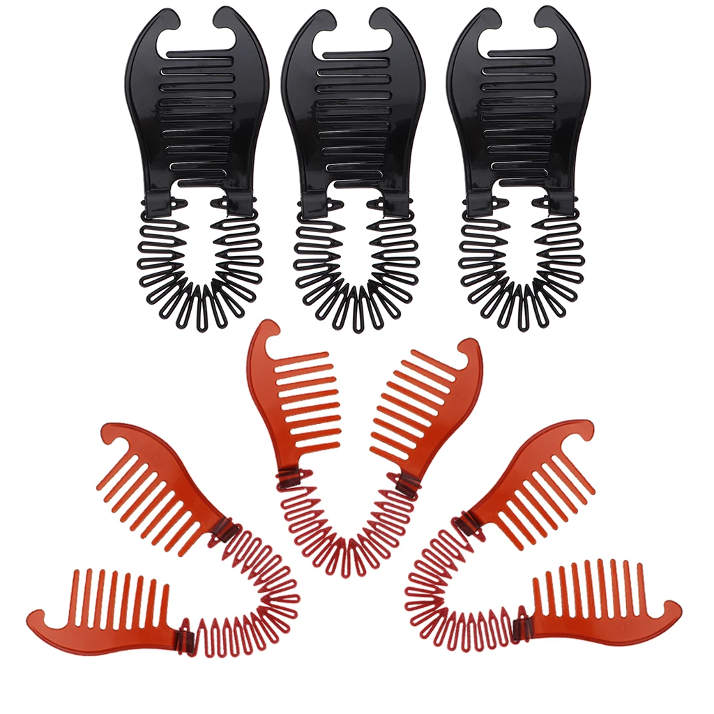 6 шт. Укладка волос клип булочка пончик для жгута косички &quotконский хвост&quot