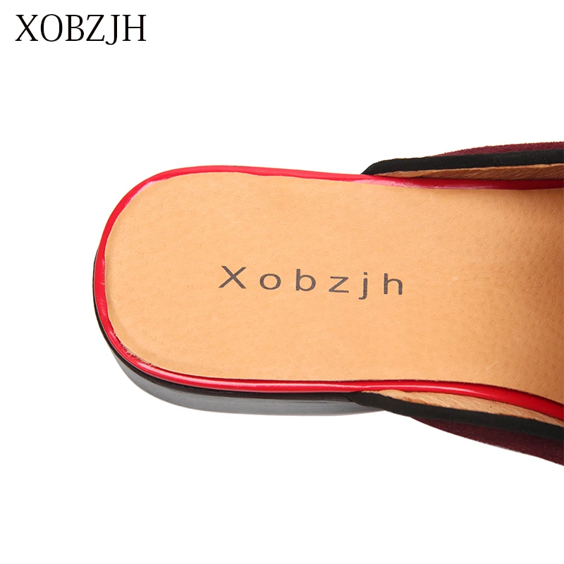 Новинка 2019 мужская обувь XOBZJH стильные мужские летние туфли ручной работы для