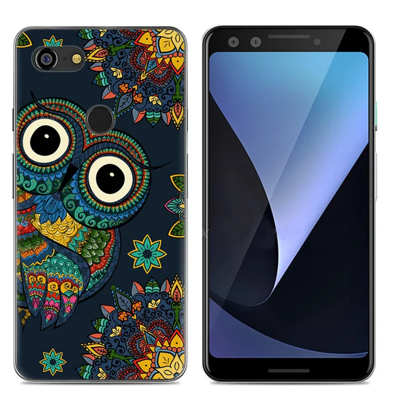 Силиконовый чехол для Google Pixel 3 2 XL из мягкого ТПУ задняя крышка телефона 3XL 2XL Funda