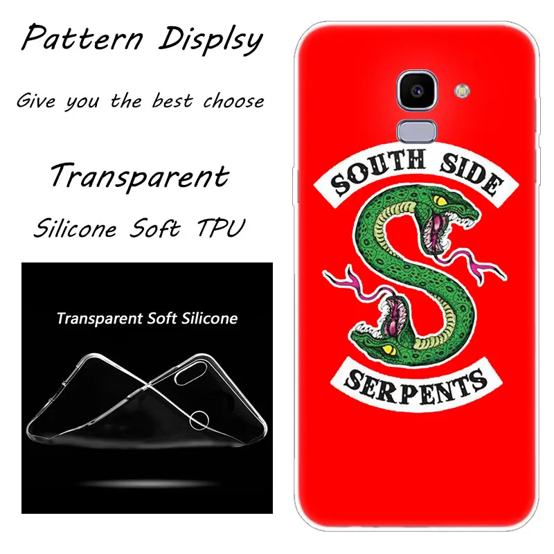 007 Ханука "South Side serpents" логотип силиконовый чехол для samsung Galaxy J8 J6 J4 J2 Core J5 J6 J7 Prime J3 ЕС J4 Plus - Цвет: 007