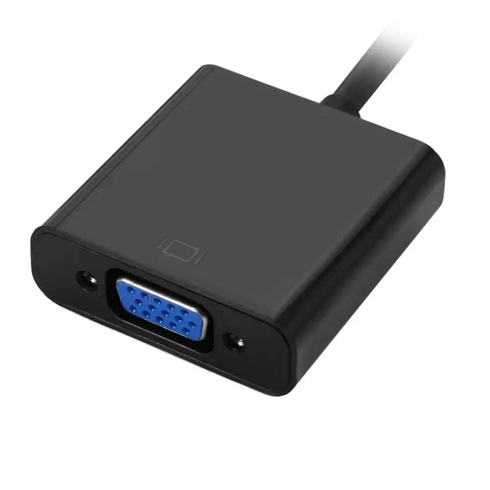 Адаптер DisplayPort DP Male VGA Female кабель конвертер 1080P совместимый с настольным ноутбуком