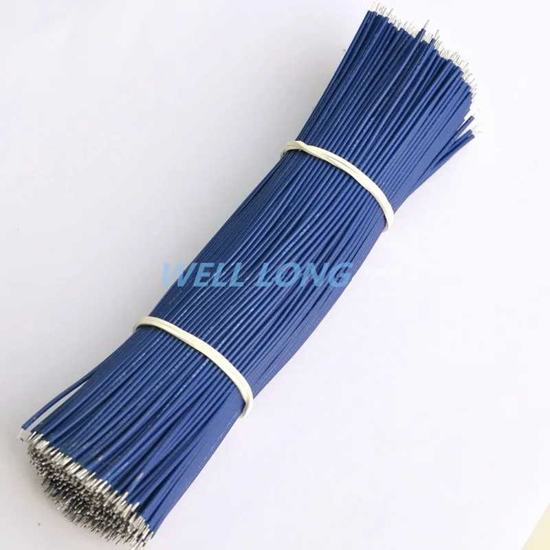 

( 500 pcs/lot ) Blue Wire 150mm, UL-1007 26AWG Wire, Cable.