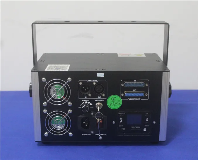 1 2 W 30K ILDA DMX Звуковое управление Анимация Полный Цвет sd-карта диско лазерный