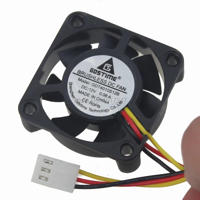 20 шт. набор Gdstime Мини DC 12V 3Pin 4 см 4010 40x40x10 мм охлаждающий вентилятор | Компьютеры и