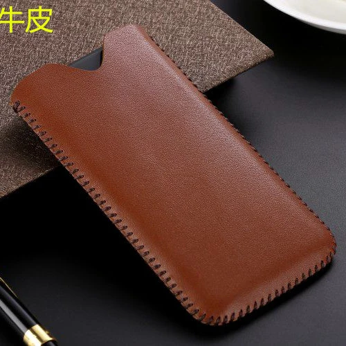 6 цветов Натуральная кожа Pull Sleeve Чехол для телефона для iPhone X XR XS MAX Натуральная воловья коровья кожа кошелек сумка для iPhone X - Цвет: 4