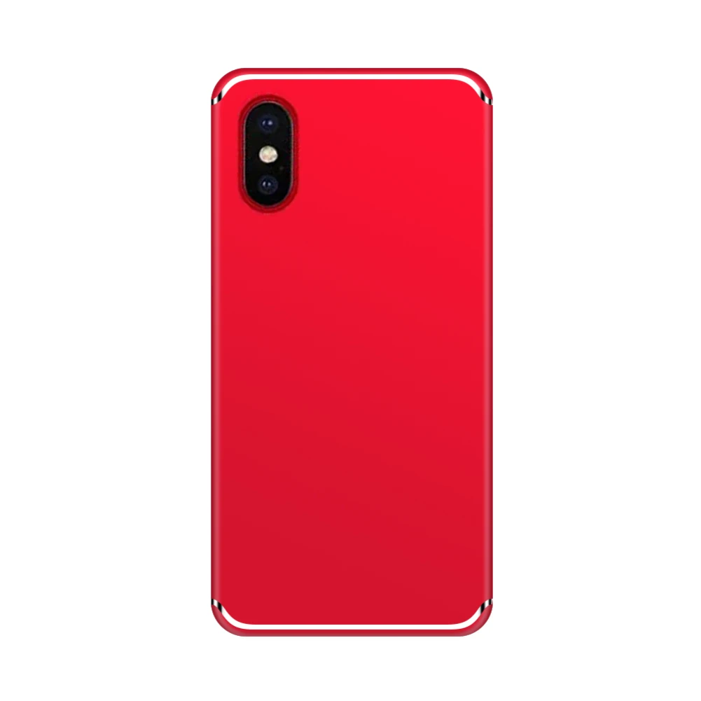 Для iphone x Чехол Жесткий PC матовый чехол для телефона s для iphone xs Max чехол прозрачная однотонная цветная крышка оболочка для iphone xr чехол