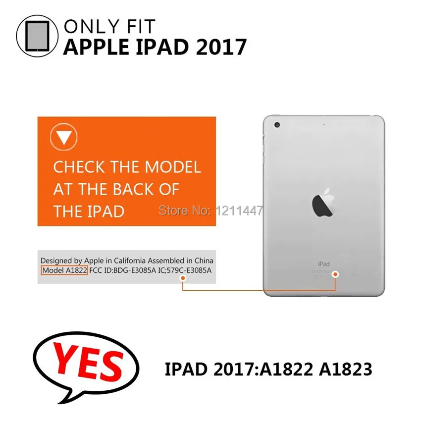 Ультратонкий чехол из искусственной кожи с подставкой для ipad 9 7 (2017) цветной