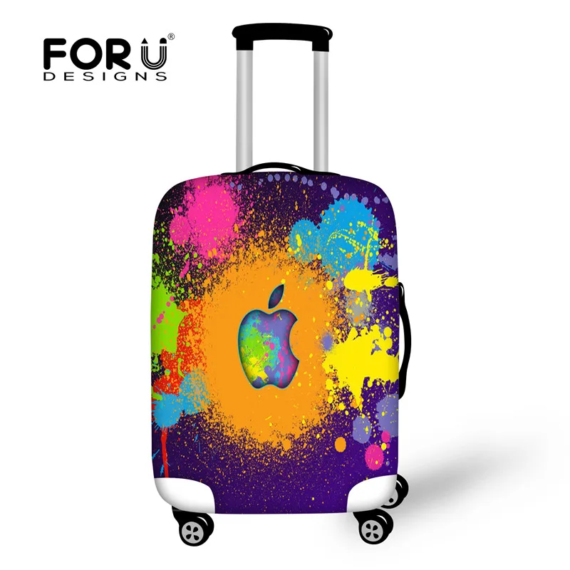XD225 FORUDESIGNS Дорожный Чехол с принтом для багажа, защитный чехол для чемодана, пылезащитный эластичный Чехол для багажа, аксессуары для путешествий - Цвет: XD225