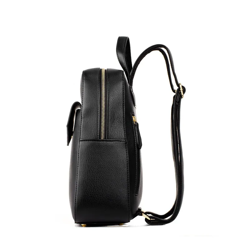 Barbie Популярные женские рюкзаки для девочек рюкзак черный Искусственная кожа