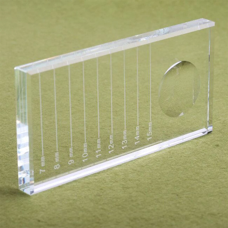 2 шт./партия держатель для склеивания расческа ресниц поддон Кристалл Камень